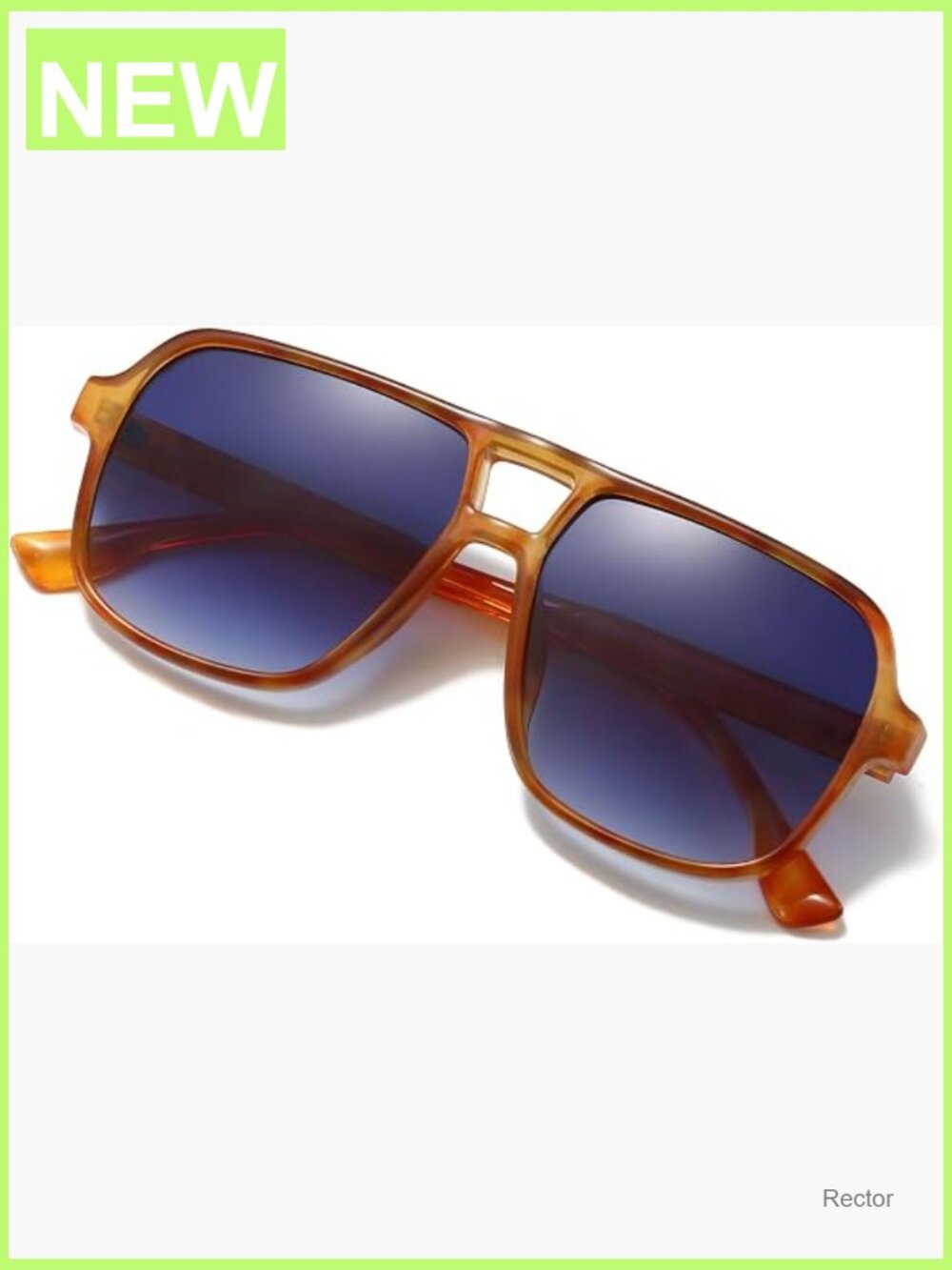 Classic Retro Square Aviator Sunglasses UV400